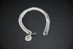 Bracciale Doppia Spiga con Ciondolo 100 Lire – Acciaio Inossidabile