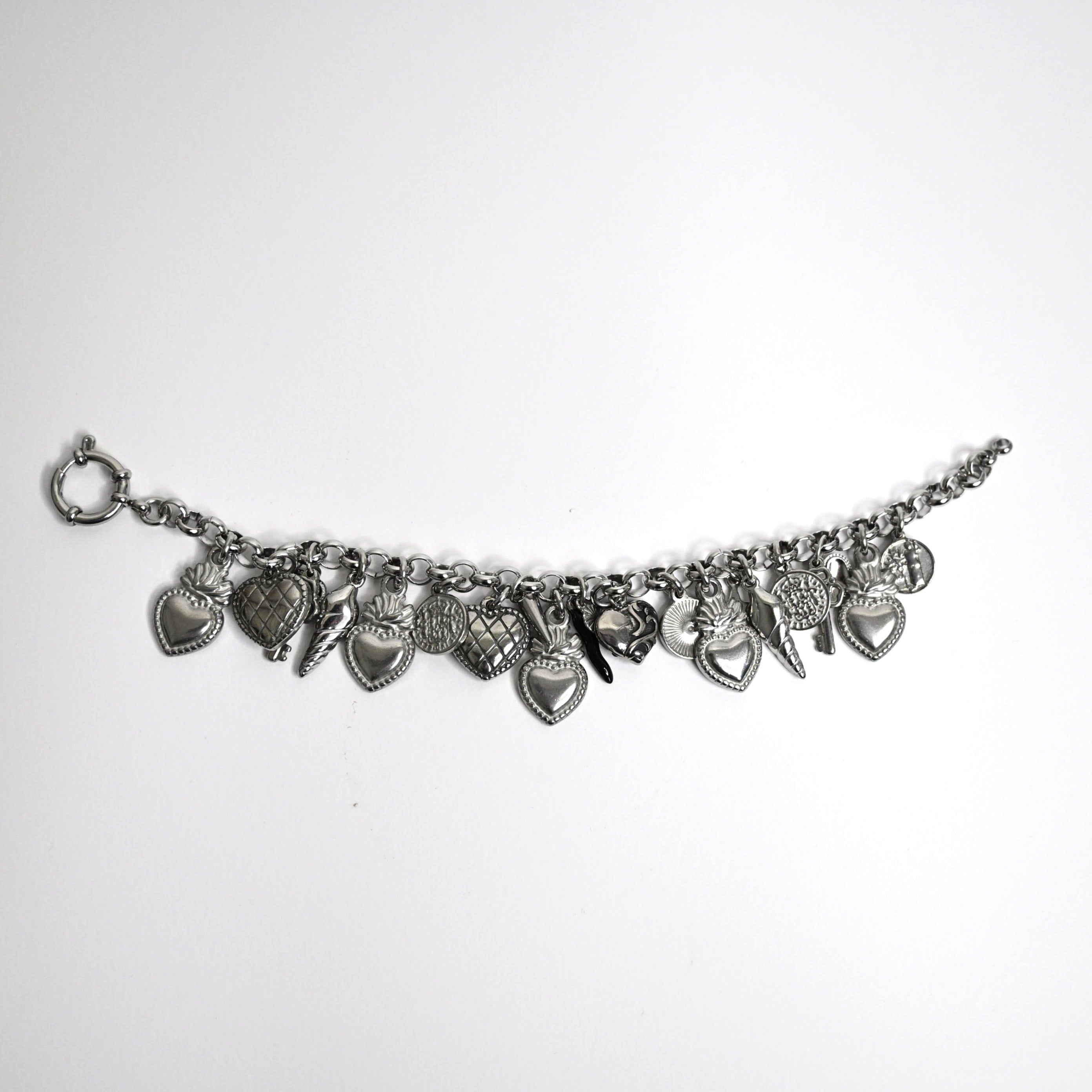 bracciale Talìa multi charms   - acciaio inossidabile