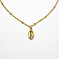 collana rosario "aura marina" - acciaio inossidabile 304