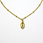 collana rosario "aura marina" - acciaio inossidabile 304