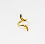 anello "elegant" dorato - acciaio inossidabile