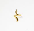 anello "elegant" dorato - acciaio inossidabile
