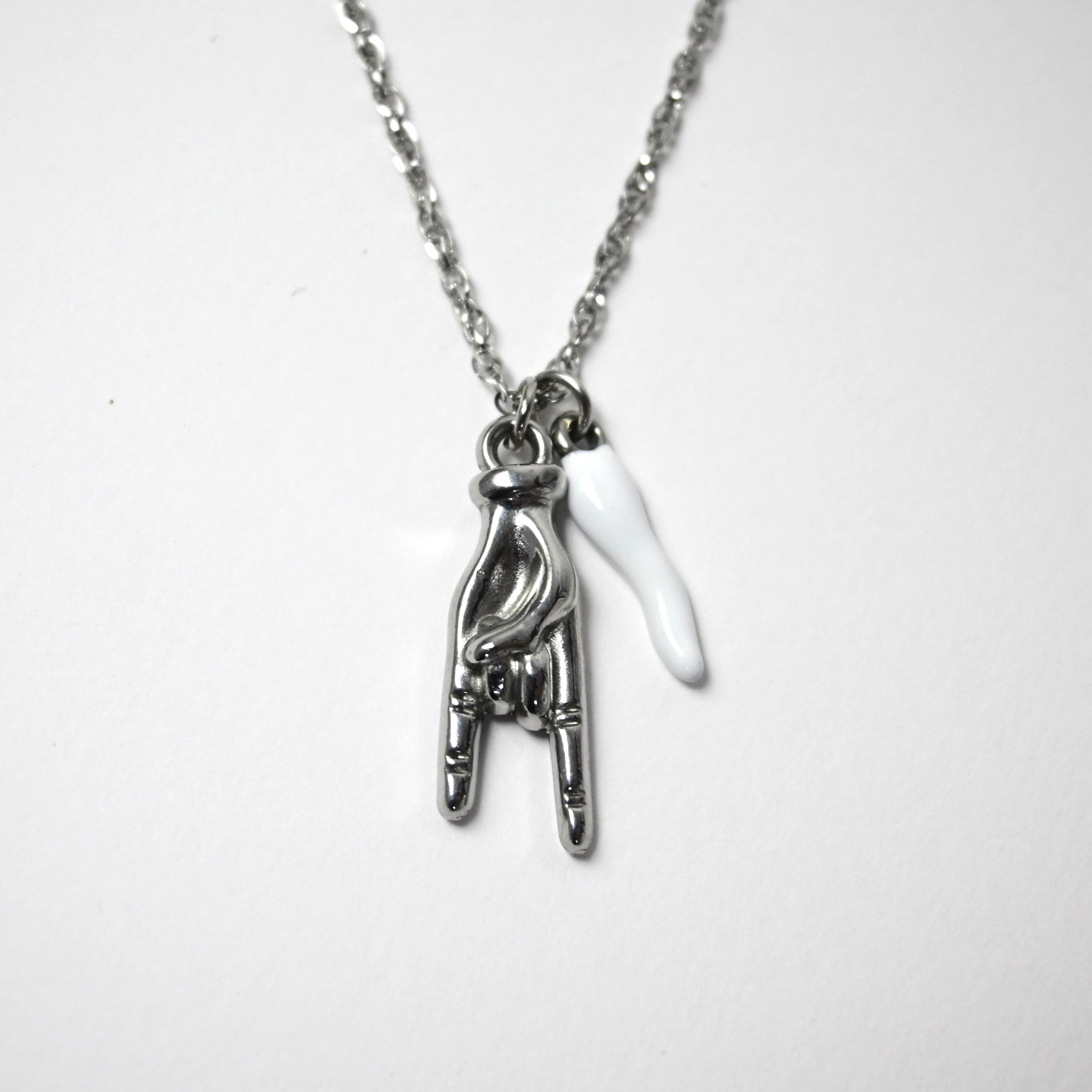 Collana Cornetto Bianco