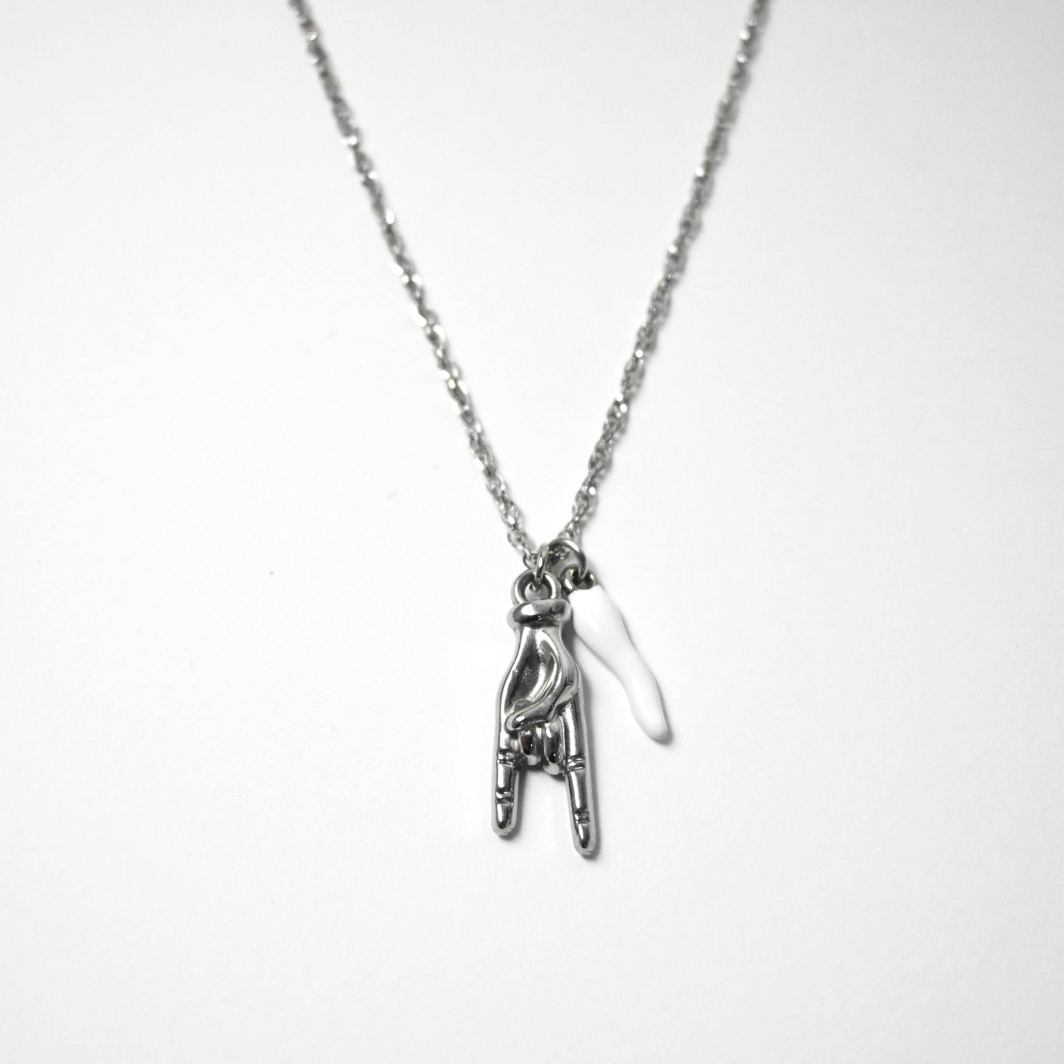 Collana Cornetto Bianco