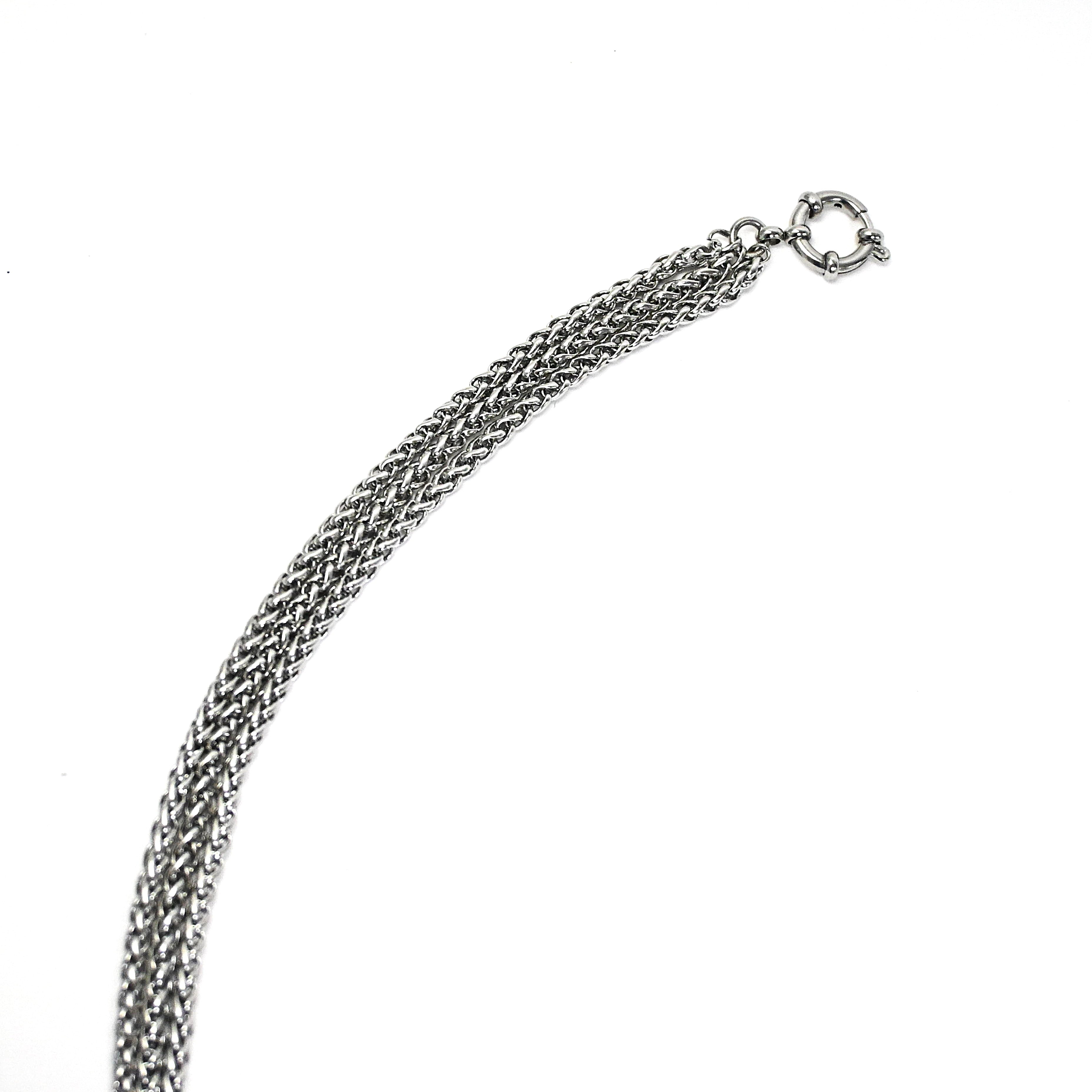 Collana Tris Spiga – Acciaio Inossidabile