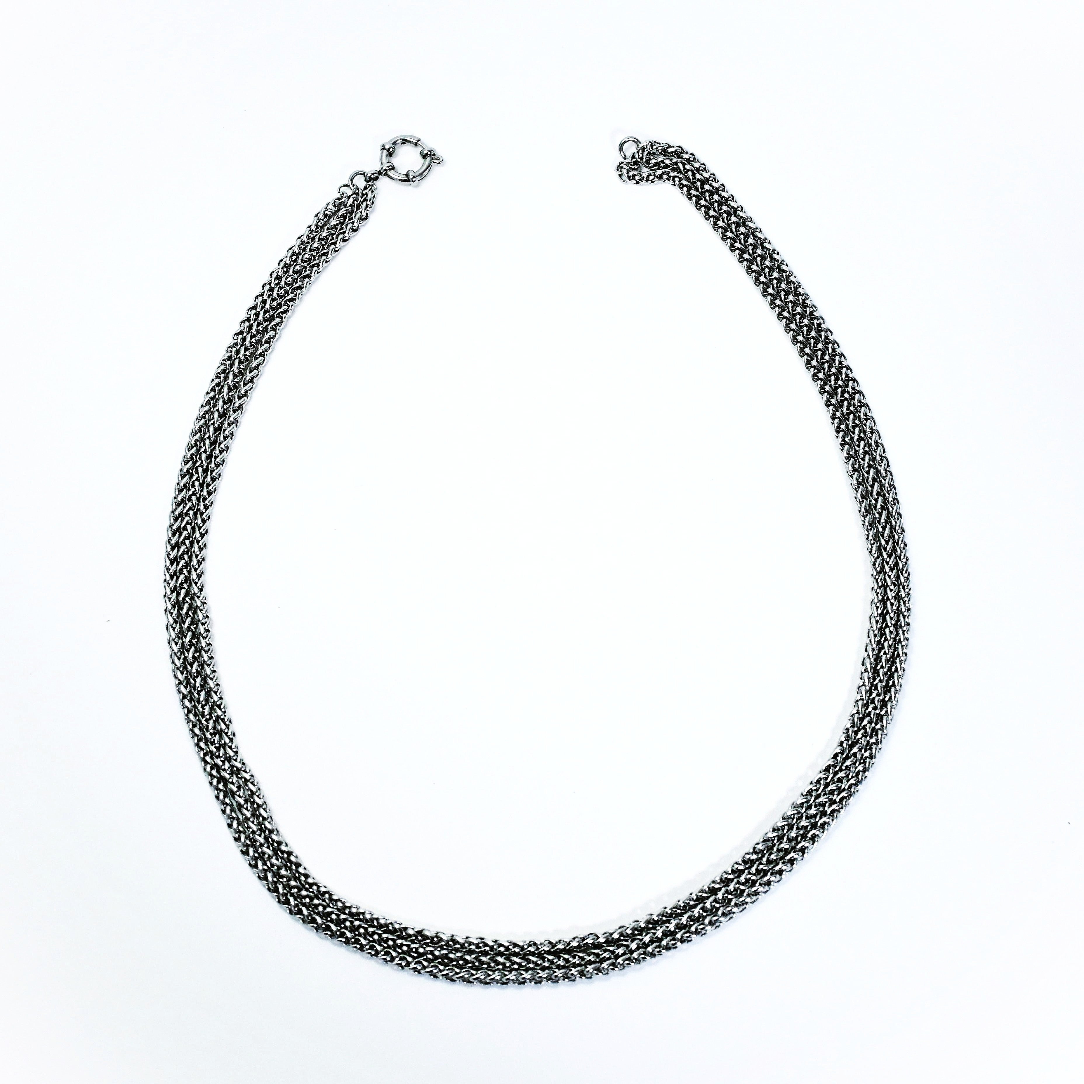Collana Tris Spiga – Acciaio Inossidabile