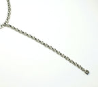 collana "Y" rolò con strass - acciaio inossidabile
