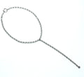 collana "Y" rolò con strass - acciaio inossidabile