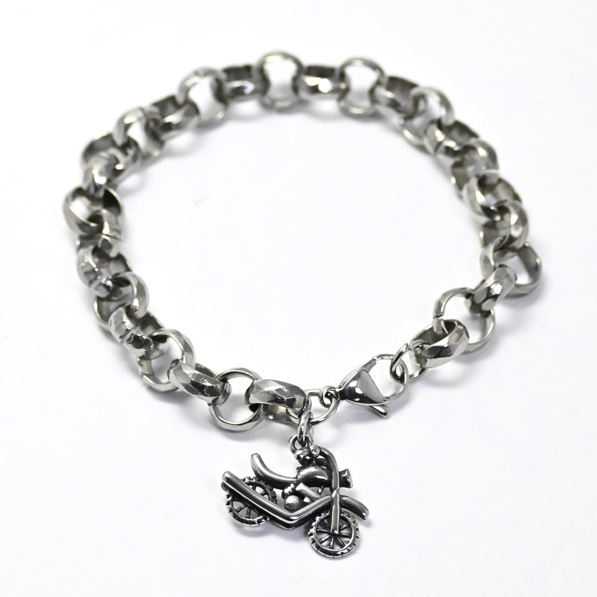 bracciale catena rolò moto