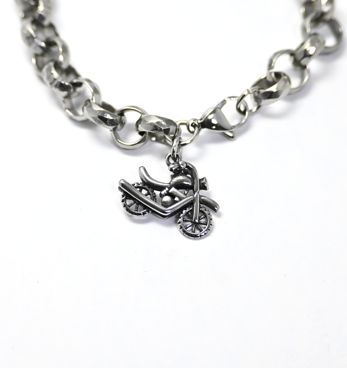 bracciale catena rolò moto