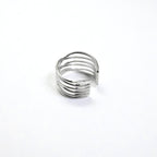 anello a fascia X regolabile - acciaio inossidabile