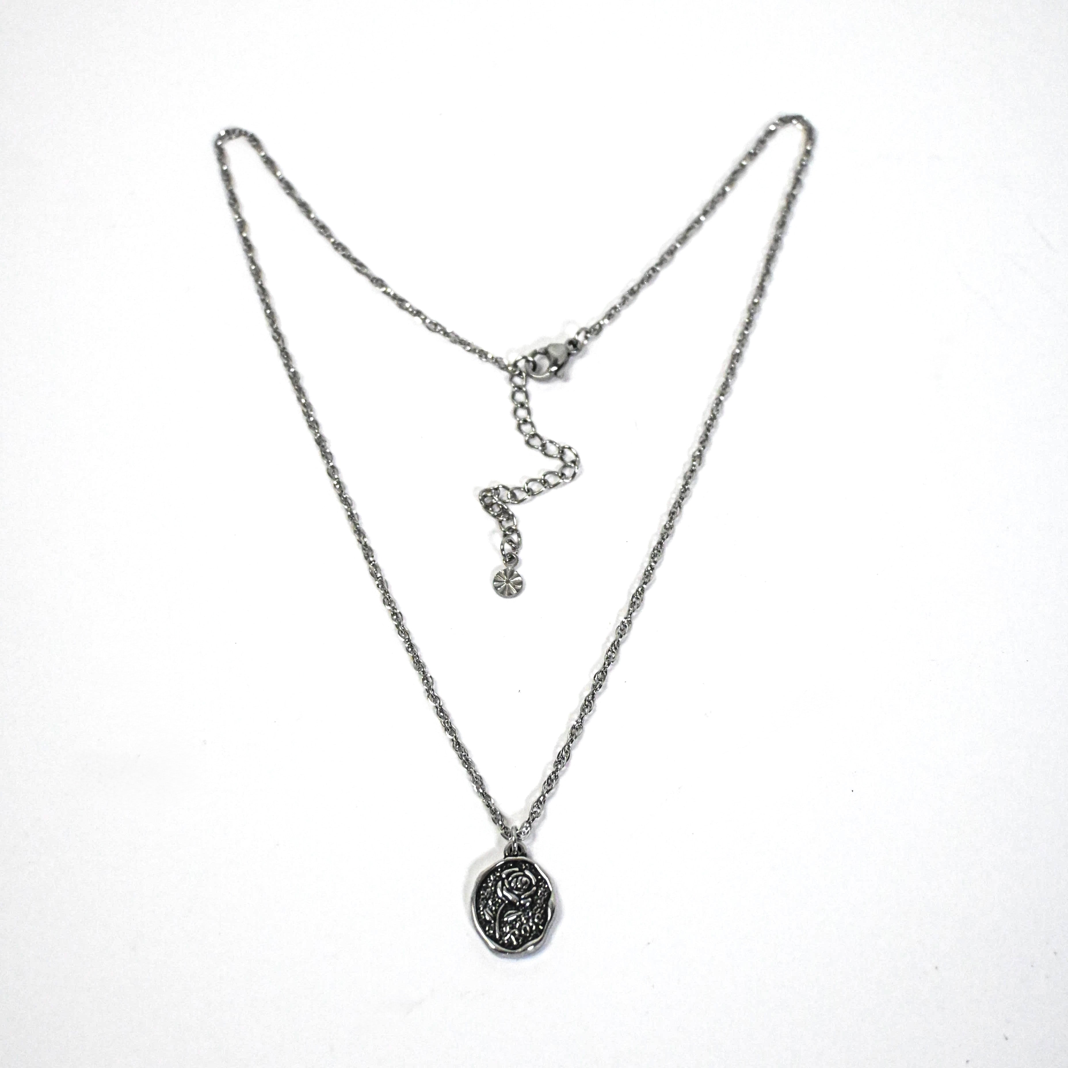Collana girocollo vintage - acciaio inossidabile